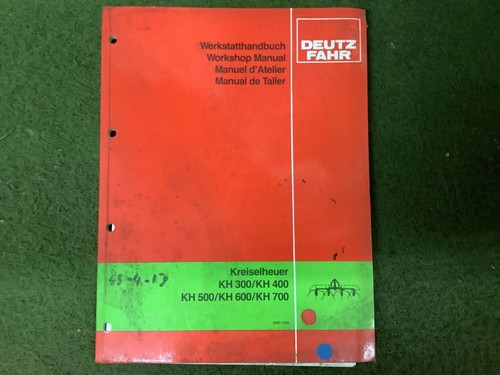 Deutz fahr workshop manual - manual,
