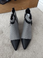 Brand New Kitten Heeled Boots From new look
