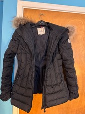 Moncler jacket, black, fur