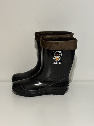 Black thermal wellies - thermal,