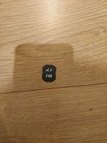 Titleist number tag for - titleist,