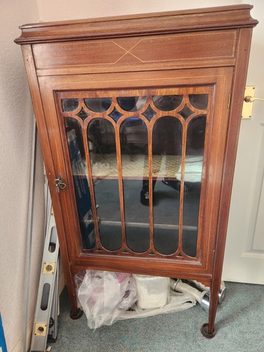 Antique display cabinet - antique,