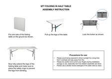 6FT Heavy Duty Folding Trestle
