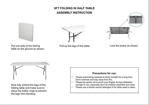 6ft heavy duty - 6ft, trestle