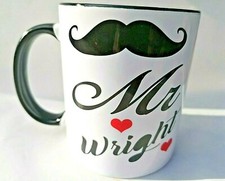 Personalised Mr and Mrs Mug