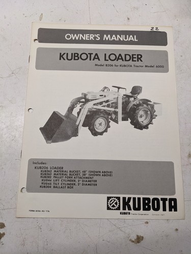 Kubota tractor parts list - kubota,