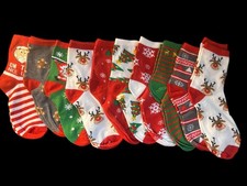 Christmas Socks 10 Pairs One