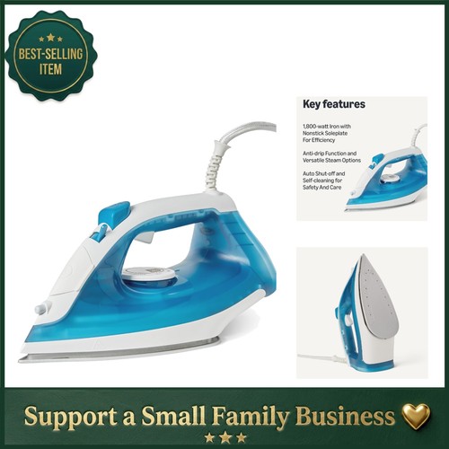 Effortless blue steam iron - iron,