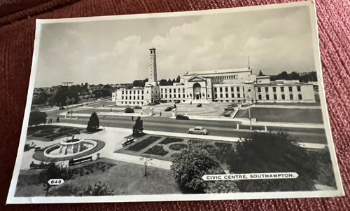 Vintage postcard civic centre - postcard,