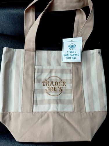 Trader joe mini canvas tote - mini,