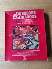 Dungeons Dragons Basic Rules Set 1 First print  1983 inc Rahasia & Blizzard Pass