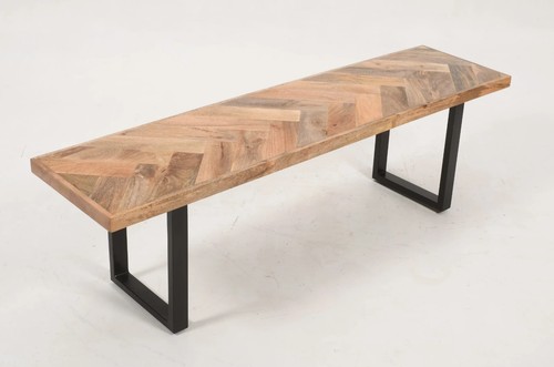 Solid mango wood dining - solid, bench