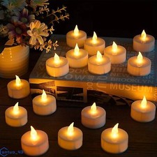 Led Tea Lights Candles LED Flickering Flameless Battery Operated Wedding