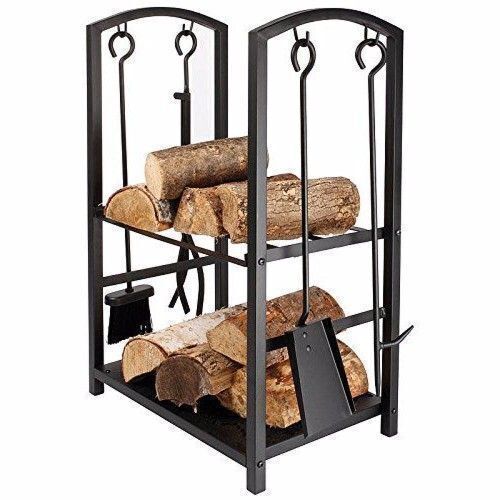 Large vintage black fireside - large,