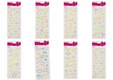 Do-Crafts Papermania Neon Glitter Stickers for cards and crafts