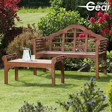 Garden Gear Lutyens Style Bench or Table Solid Acacia Hardwood Patio Furniture