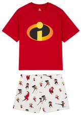Ladies Pyjamas DISNEY THE INCREDIBLES Women 6 to 24 T-Shirt Shorts PJs Primark