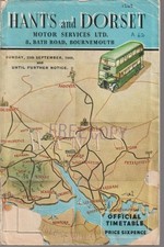 HANTS & DORSET BUS TIMETABLE