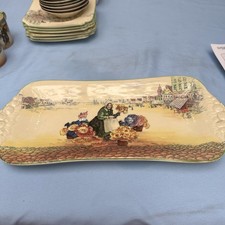 VTG Royal Doulton Seriesware Dickens Rectangular Tray.  (B46)