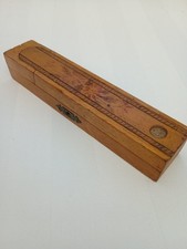 Two Section Pencil Case/Box With Lockable Bottom Section