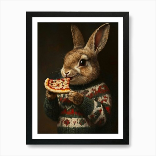 Vintage rabbit portrait - vintage,