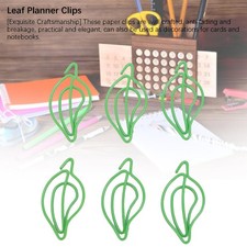 Leaf Shaped Paper Clips Sturdy