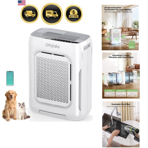 Air purifier for home - purifier, large