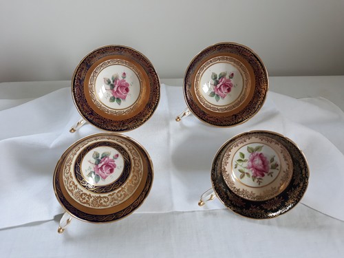 Four paragon cups vintage - four,