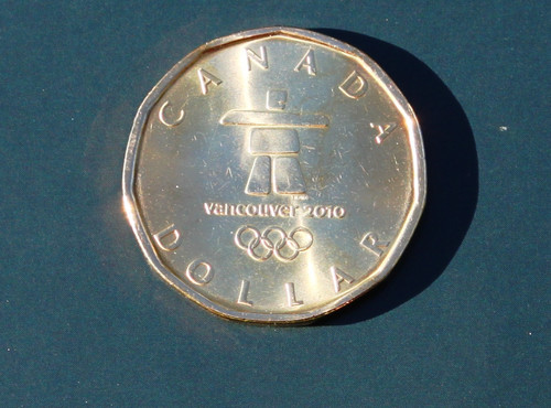 2010 canada one dollar coin - canada,