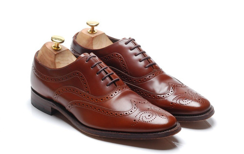 Loake chestnut brown brogues - loake,