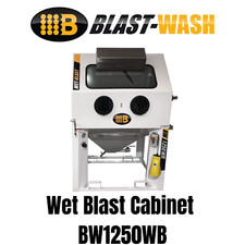 Wet blasting aqua vapour - wet, sand