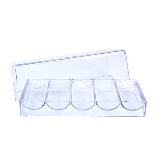 Poker clear chip holder - clear,