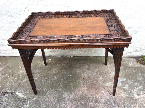 Antique anglo indian carved - antique,