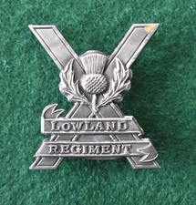 The Lowland Regiment WW2 Glengarry badge