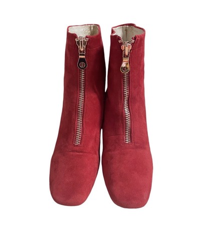 Miss fire red suede - miss,