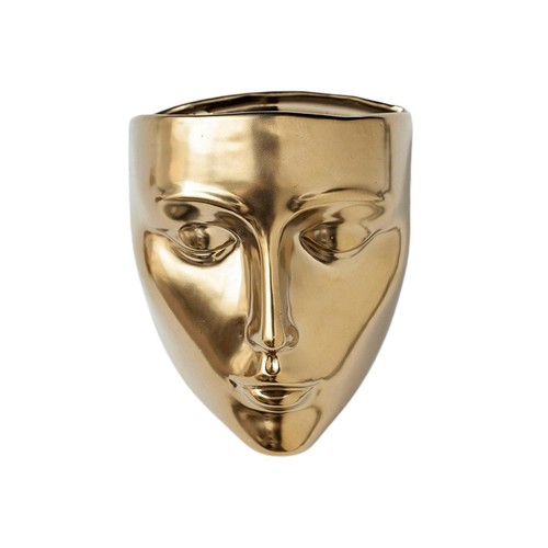 Face flower pot flowerpot - face,