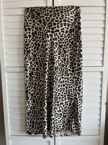 Zara satin feel leopard - , print