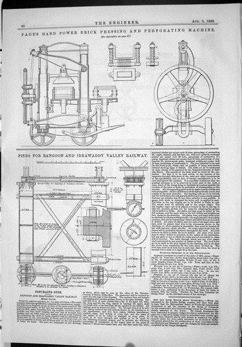 Antique old print 1883 - old,