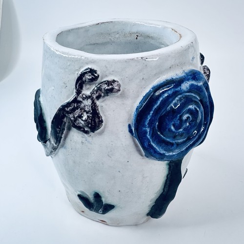 Vintage studio pottery vase - studio,