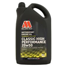 Millers Oils Motorsport Classic High Performance 20w-50 20w50 Engine Oil 5 Litre
