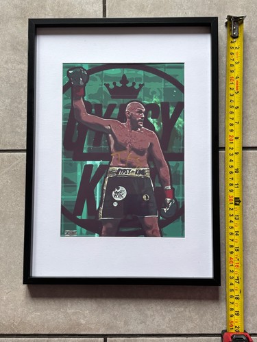 Tyson fury signed picture with - fury,