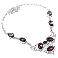 Purple amethyst gemstone - purple,