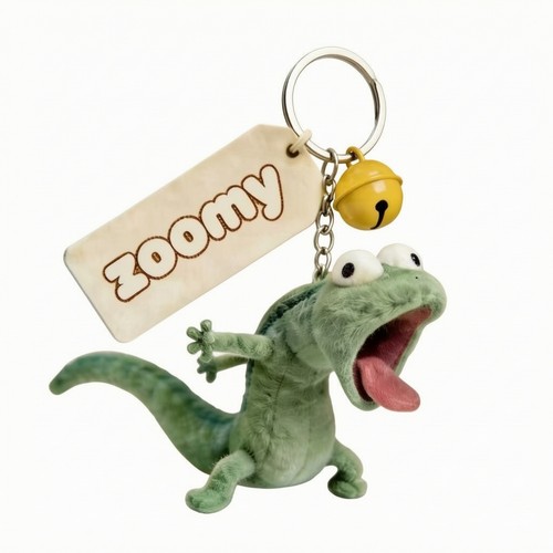 Lizard keychain soft - lizard,