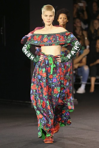 Kenzo floral red - h&m,
