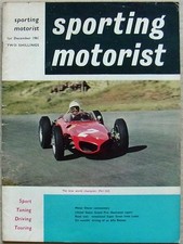 SPORTING MOTORIST Magazine Dec 1961 Lotus Super Seven Test MASERATI 5000