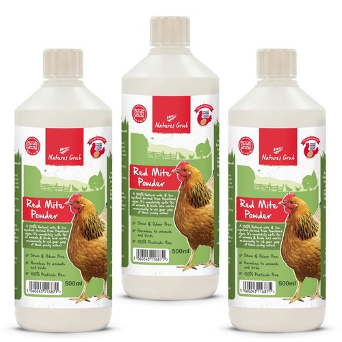Red mite powder - 3x,
