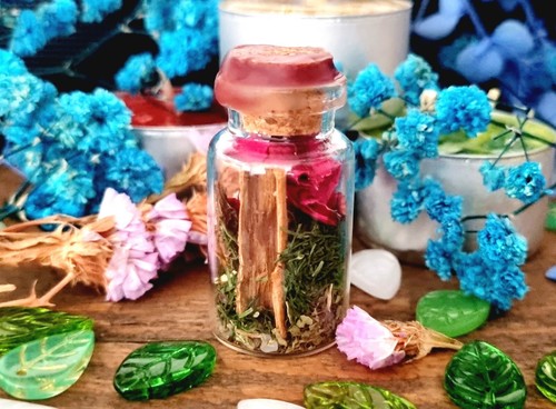 Witch mini bottle potion - witch,