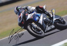 World Superbike Leon Haslam Signed Photo 12x8 2010.