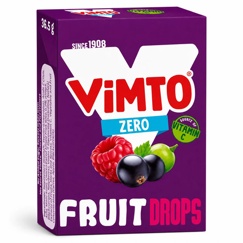 Vimto zero fruit drops - zero, 36.5g