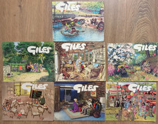 7x Giles Comic Cartoon Books